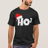 Ho3 Kubed Christmas HoHoHo Math Lehrer Funny Gesch T-Shirt (Vorderseite)