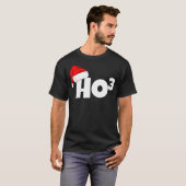 Ho3 Kubed Christmas HoHoHo Math Lehrer Funny Gesch T-Shirt (Vorne ganz)