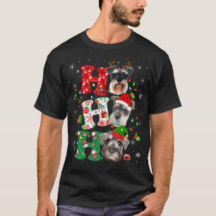 Ho3 Weihnachtsbeleuchtung Santa Elf Reindeer Schna T-Shirt