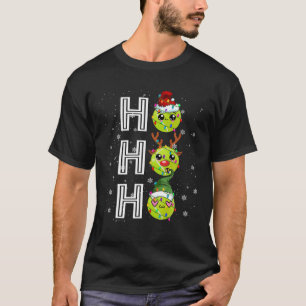 Ho3 Weihnachtsbeleuchtung Santa Elf Rentier Tennis T-Shirt