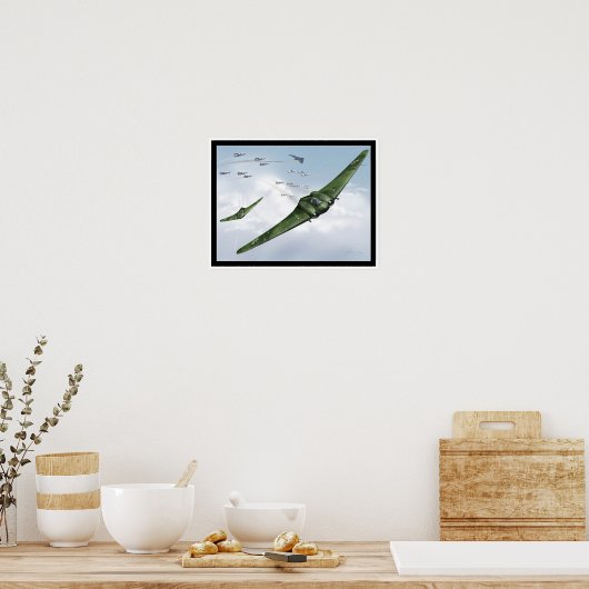 Ho 229 Angriff! Poster (Küche)