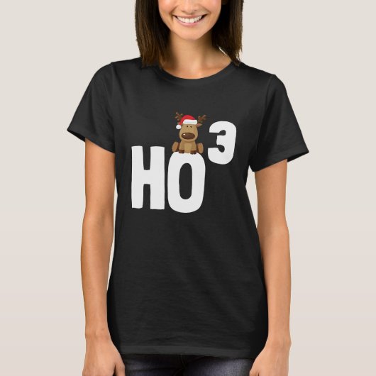 Ho 3 Cubed Christmas Ho Ho Math Teacher   Ho3 T-Shirt (Vorderseite)