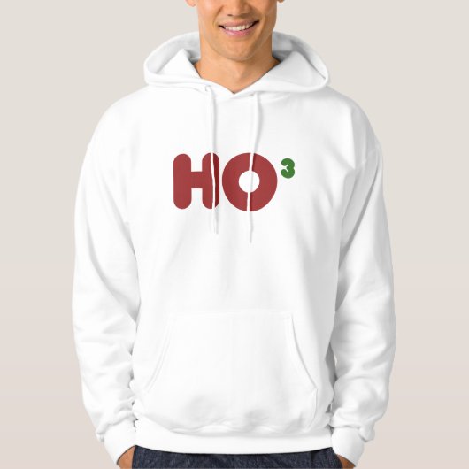 Ho 3 Nerdy lustige Weihnachten Hoodie (Vorderseite)