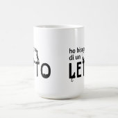 Ho Bisogno Di Un Letto (con gatti neri) Kaffeetasse (Mittel)