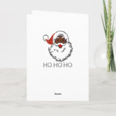 ho black santa feiertagskarte (Rückseite)
