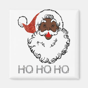 ho black santa magnet