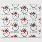 ho Black Santa Packpapier (Flach)