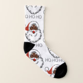 ho black santa socken (Links - Innen)