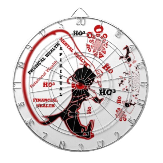 HO³ Black Santa Special Wealth Weihnachten zu tun. Dartscheibe (vorne)