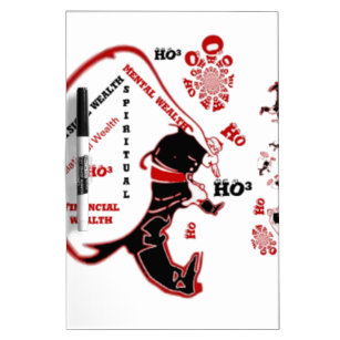 HO³ Black Santa Special Wealth Weihnachten zu tun. Memoboard