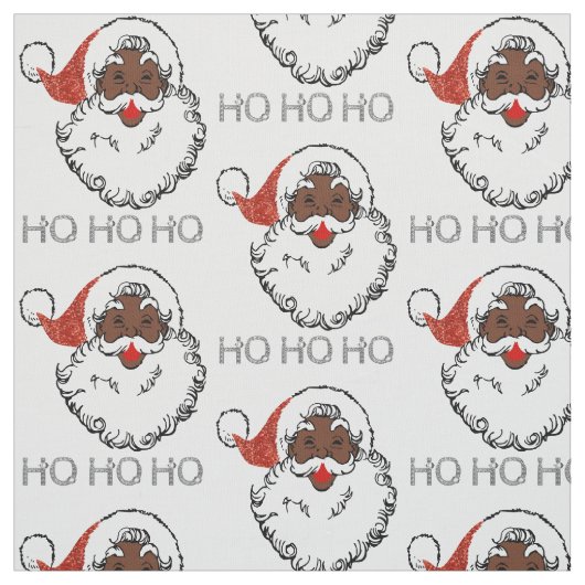 ho black santa stoff (Muster)