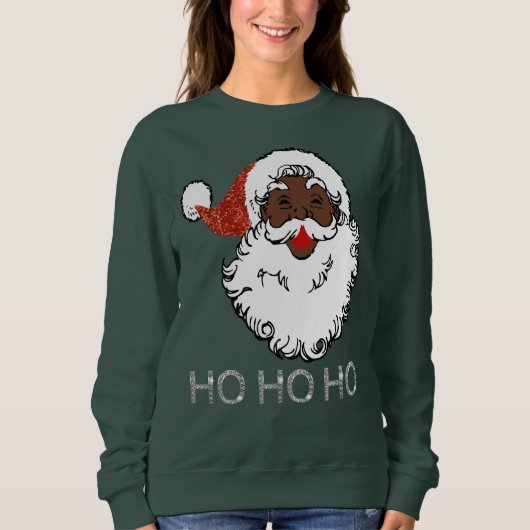 ho black santa sweatshirt (Vorderseite)