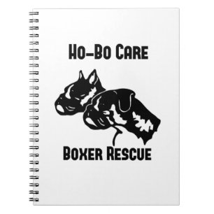 Ho-Bo Care Boxer Rescue Notizblock