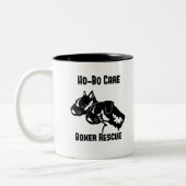 Ho-Bo Care Boxer Rescue Zweifarbige Tasse (Links)