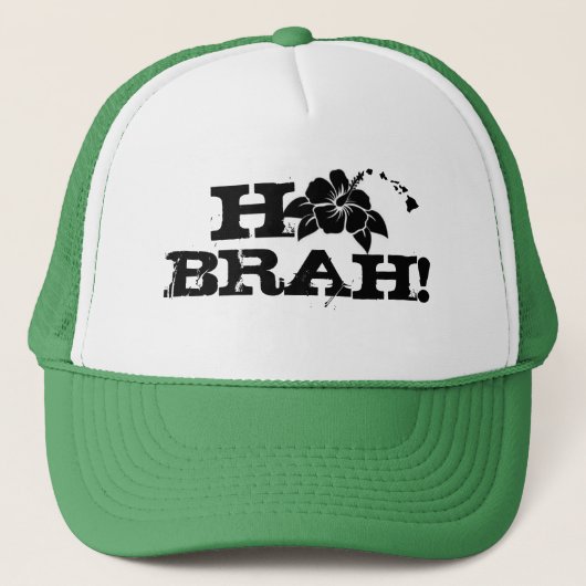 Ho Brah... Blume Trucker Hat! Truckerkappe (Vorderseite)