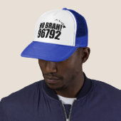 Ho Brah!.... Hawaii Zip Code Hat 96792 Waianae Truckerkappe (Beispiel)