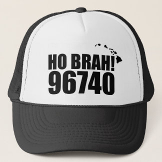 Ho Brah!.. Hawaii Zip Code Hats 96740 Kailua Kona Truckerkappe