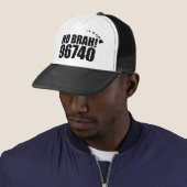 Ho Brah!.. Hawaii Zip Code Hats 96740 Kailua Kona Truckerkappe (Beispiel)