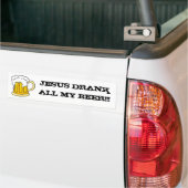 Ho Brah. " JESUS DRANK GANZ MEIN BIER! " Aufkleber Autoaufkleber (Auf Lkw)