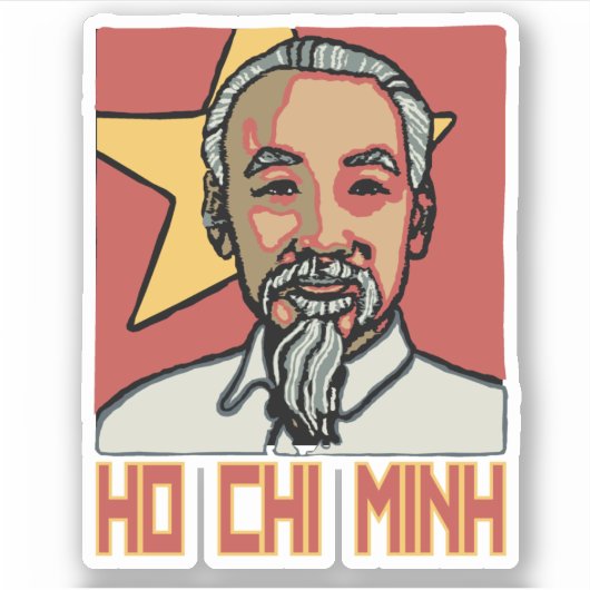Ho Chi Minh Aufkleber (Vorderseite)
