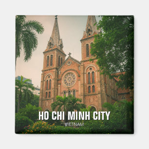 Ho Chi Minh City Notre Dame Kathedrale Saigon Magnet