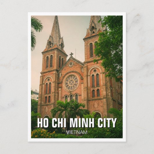 Ho Chi Minh City Notre Dame Kathedrale Saigon Postkarte (Vorderseite)