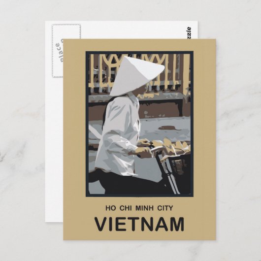 Ho Chi Minh City Vietnam Postkarte (Vorne/Hinten)