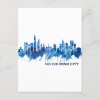 Ho Chi Minh City Vietnam Skyline Blue