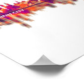 Ho Chi Minh City Vietnam Skyline Poster (Ecke)