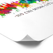 Ho Chi Minh City Vietnam Skyline Poster (Ecke)