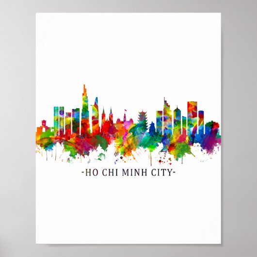 Ho Chi Minh City Vietnam Skyline Poster (Vorne)