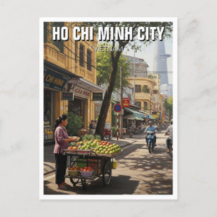 Ho Chi Minh City Vietnam Travel Postkarte