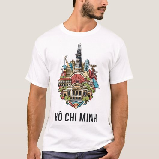 Ho-Chi-Minh-Stadt T-Shirt (Vorderseite)