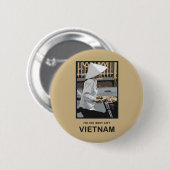 Ho Chi Minh Stadt Vietnam Button (Vorne & Hinten)