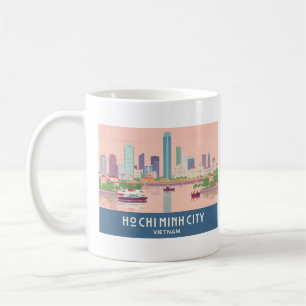 Ho-Chi-Minh-Stadt Vietnam Pastell Reise - Saigon Kaffeetasse