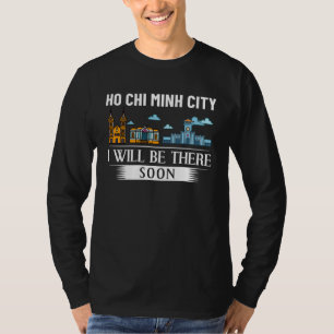 Ho-Chi-Minh-Stadt Vietnam Stadtplan Reise T-Shirt