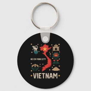Ho-Chi-Minh-Stadt Vietnam Urlaub passende Familie  Schlüsselanhänger
