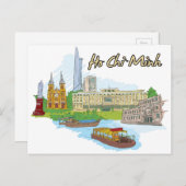 Ho Chi Minh, Vietnam Berühmte Stadt Postkarte (Vorne/Hinten)