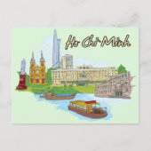 Ho Chi Minh Vietnam Postcard Postkarte (Vorderseite)