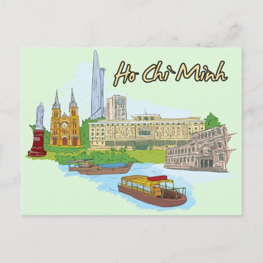 Ho Chi Minh Vietnam Postcard Postkarte (Vorderseite)