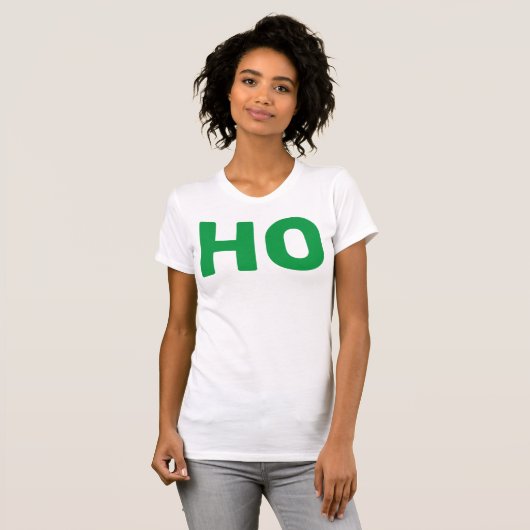 HO Christmas Funny T-Shirt (Vorne ganz)