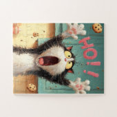 HO! Cookie Cat - Funny Cartoon Puzzle (Horizontal)