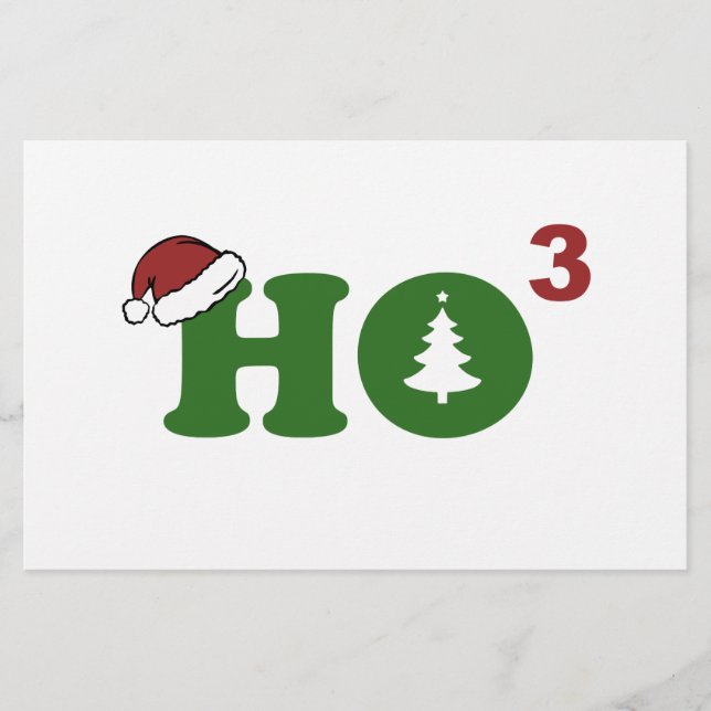 Ho Cubed Frohe Weihnachten (Vorderseite)