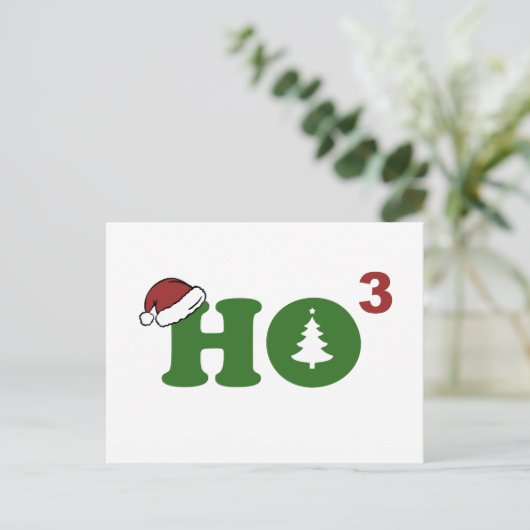 Ho Cubed Frohe Weihnachten (Stehend Vorderseite)