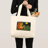 Ho! Ein frohes Halloween! Jumbo Stoffbeutel (Vorderseite (Produkt))
