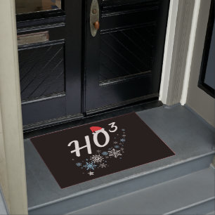 HO³ - Funny Christmas Weihnachtsfeier Ho Ho Ho Ho Fußmatte