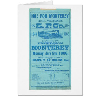 Ho für Monterey so. Pazifische Anzeige (1652A)