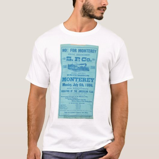 Ho für Monterey so. Pazifische Anzeige (1652A) T-Shirt (Vorderseite)