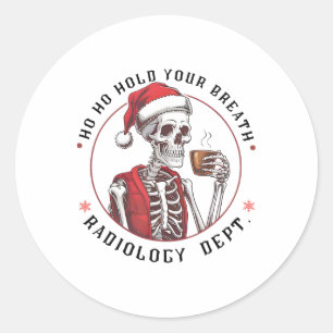 Ho Halten Sie Ihr Skelett Atem Radiologie Leitfade Runder Aufkleber
