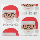 ho Hipster santa Geschenkpapier (Flach)